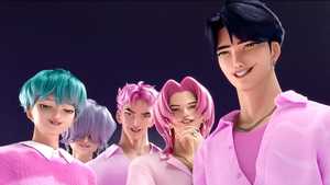 تماشای آنلاین انیمیشن شکارچیان شیاطین کی پاپ KPop Demon Hunters 2025 دوبله فارسی مناسب تماشای خانوادگی