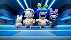تماشای انیمیشن سریالی و کمدی خرگوش های دیوانه Rabbids Invasion با کیفیت عالی