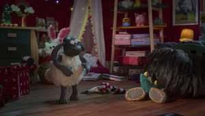 تماشای کارتون بی کلام و سینمایی بره ناقلا : پرواز قبل از کریسمس Shaun the Sheep : The Flight Before Christmas سال 2021 با کیفیت عالی