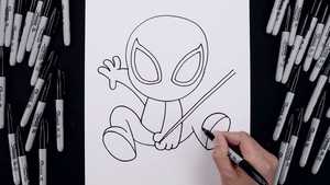 تماشا برنامه کودک نقاشی مرد عنکبوتی جدید How To Draw Spider-Man 2025 به صورت گام به گام