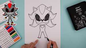 دانلود یا تماشای آنلاین آموزش نقاشی کودکان سونیک راحت و آسان How To Draw Sonic the Hedgehog 2025 گام به گام و کوتاه و با کیفیت بالا