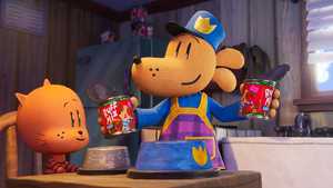 تماشا انیمیشن سینمایی مرد سگی Dog Man 2025 با دوبله فارسی با کیفیت بالا