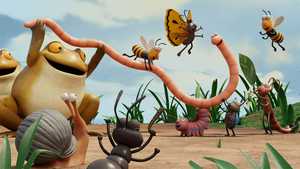 تماشای انیمیشن کوتاه ابر کرم با دوبله فارسی