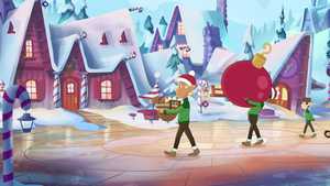 دانلود کارتون سینمایی گلیستن و ماموریت شاد Glisten and the Merry Mission 2023 با دوبله فارسی