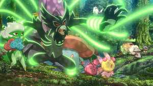 دانلود نسخه دوزبانه انیمیشن سینمایی و انیمه ای پوکمون : اسرار جنگل Pokémon the Movie : Secrets of the Jungle 2020 مناسب زبان آموزی و همراه دوبله فارسی کامل