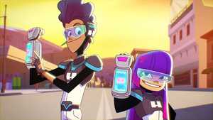 دانلود کارتون تکنسین های گلیچ فصل 1 دوبله فارسی کامل