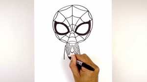 دانلود آموزش نقاشی پسرانه مرد عنکبوتی آسان How To Draw Spider-Man 2025 مناسب برای بچه های کوچک