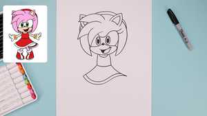 تماشای آنلاین و دانلود برنامه کودک نقاشی سونیک آبی جدید و آسان How To Draw Sonic the Hedgehog 2025 مناسب برای بچه‌های کوچک