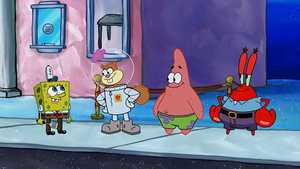 کارتون باب اسفنجی شلوار مکعبی