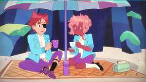 دانلود تمام قسمت های انیمیشن سریالی بی و گربه سگ خسته در فضا Bee & Puppycat Lazy in Space سال 2022 با دوبله فارسی کامل