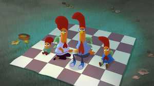 تماشای آنلاین یا دانلود نسخه دوبله فارسی همه قسمت های کارتون مرغ مزاحم Interrupting Chicken