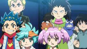 تماشای قسمت 1 فصل اول انیمیشن سریالی فرفره انفجاری Beyblade Burst ژانر ماجراجویانه و کمدی و اکشن