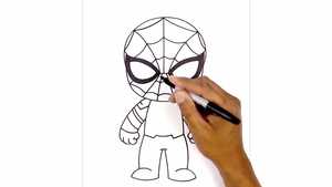 تماشای قسمت اول تا آخر برنامه کودک نقاشی اسپایدرمن How To Draw Spider-Man 2025 ساده و آسان و مرحله به مرحله